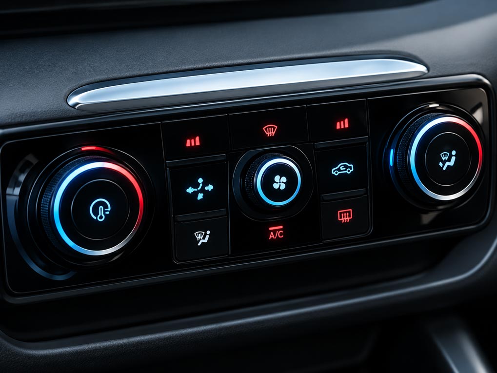 Automotive climate and comfort controls