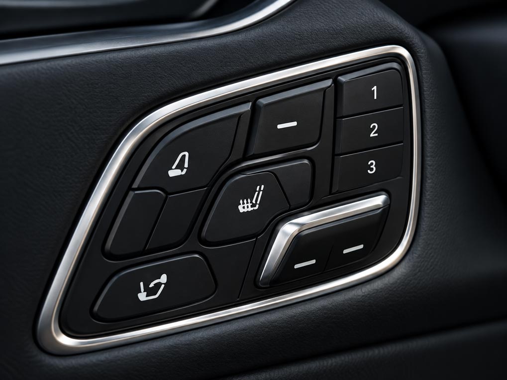 Automotive door and seat control interface