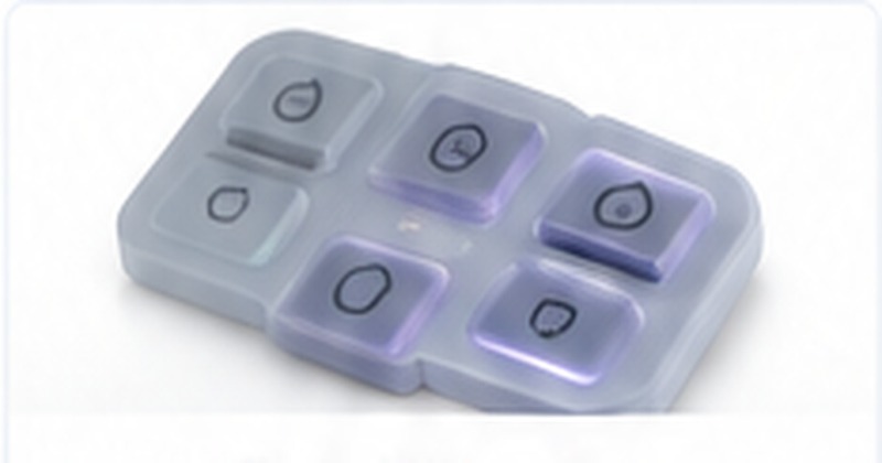 Backlit silicone rubber keypads