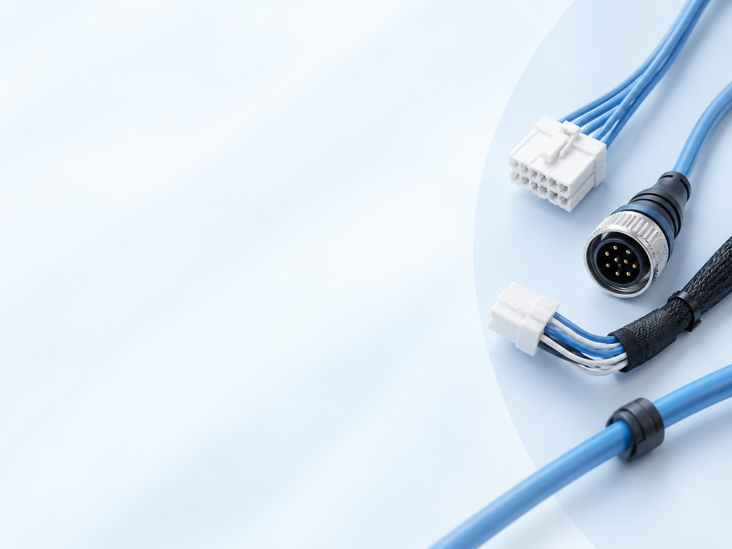 Cable and wire harness assembly