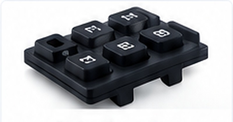 Custom silicone keypad assemblies
