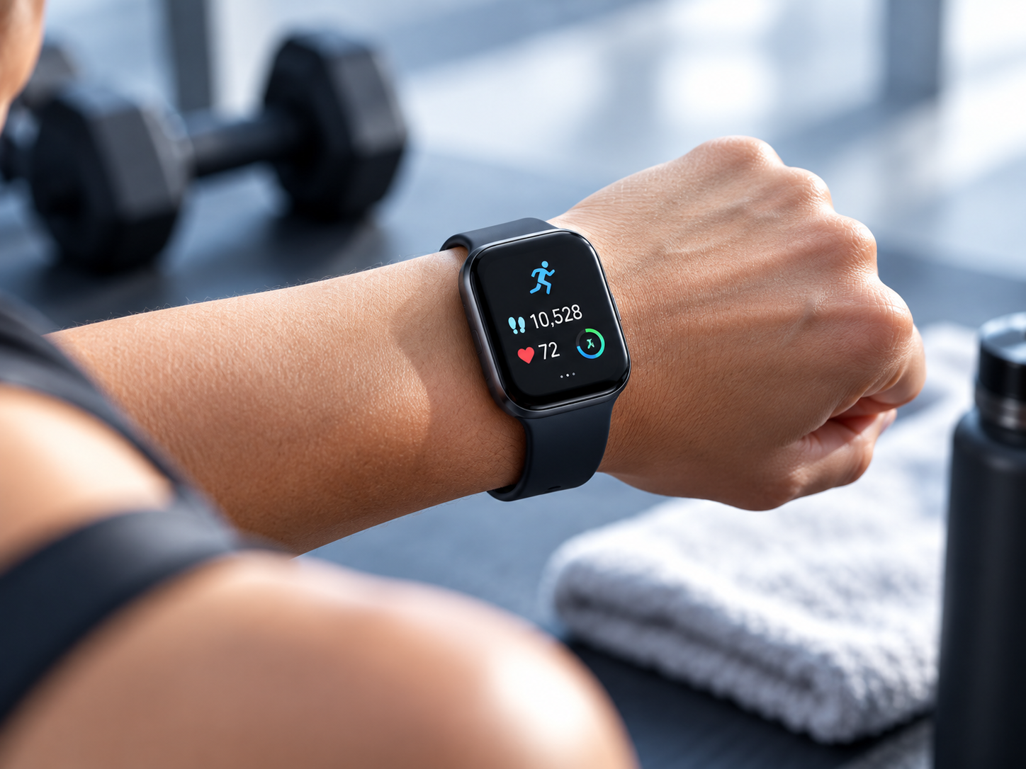 Connected fitness wearable