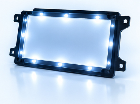 Backlit interface assembly