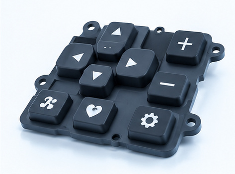 Silicone rubber keypad