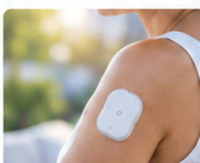 Wearable medical sensor on patient
