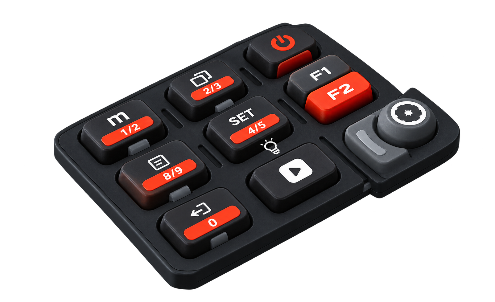Silicone rubber keypad assembly