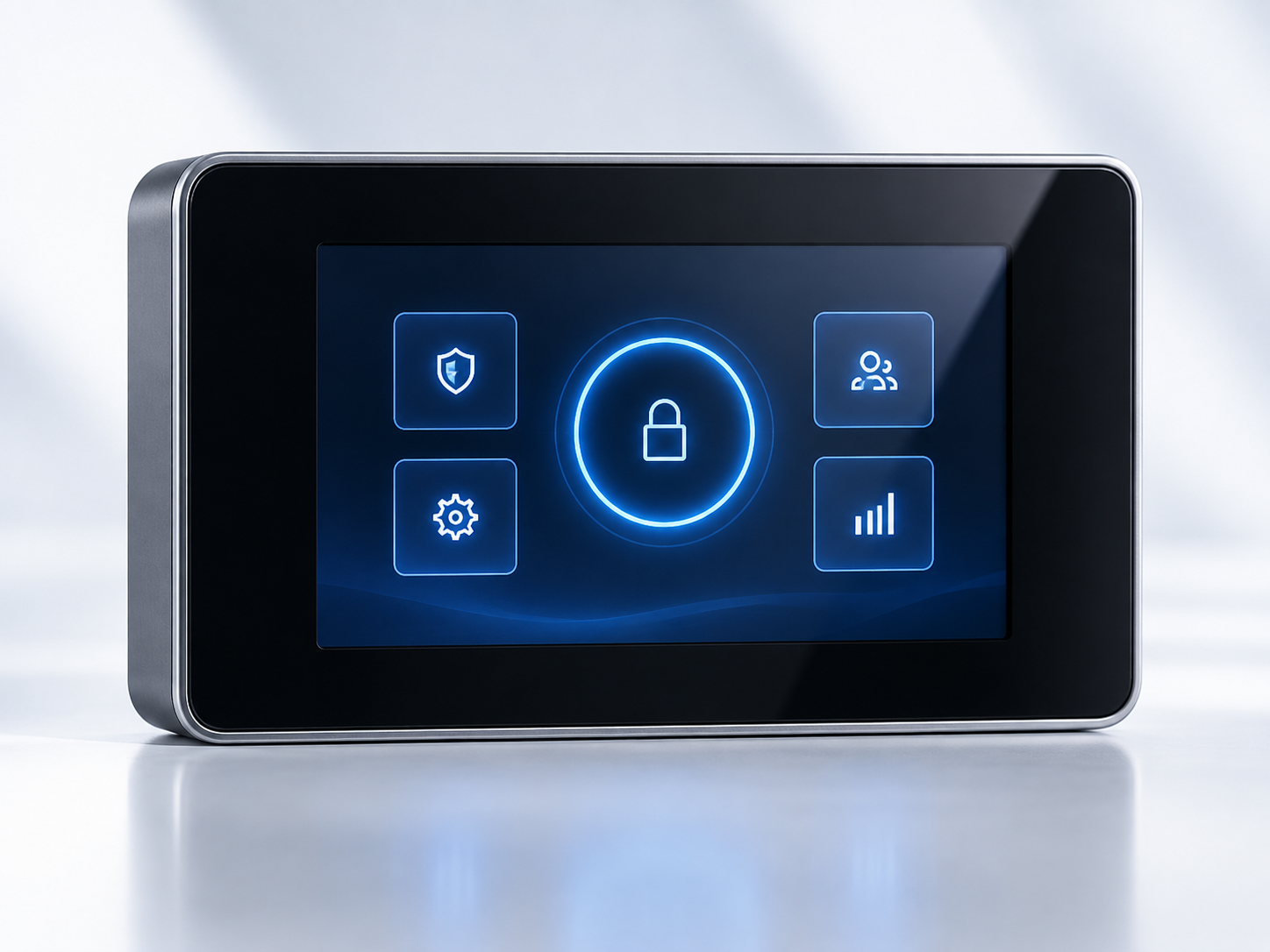 Integrated security HMI assembly