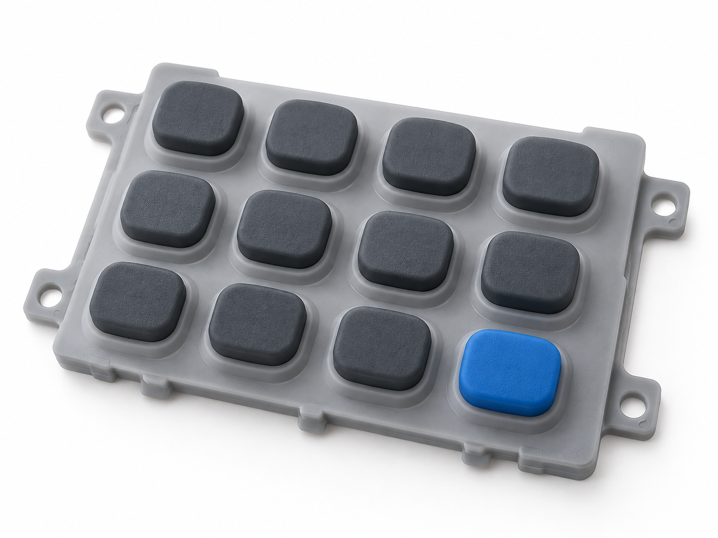 Silicone rubber keypad