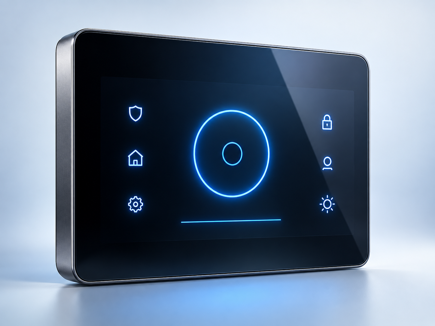 Touchscreen and capacitive security control