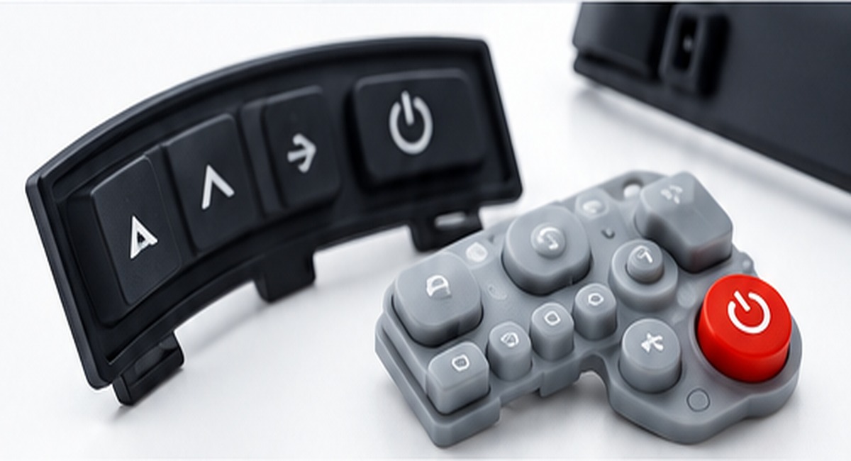 Custom silicone rubber keypad assemblies