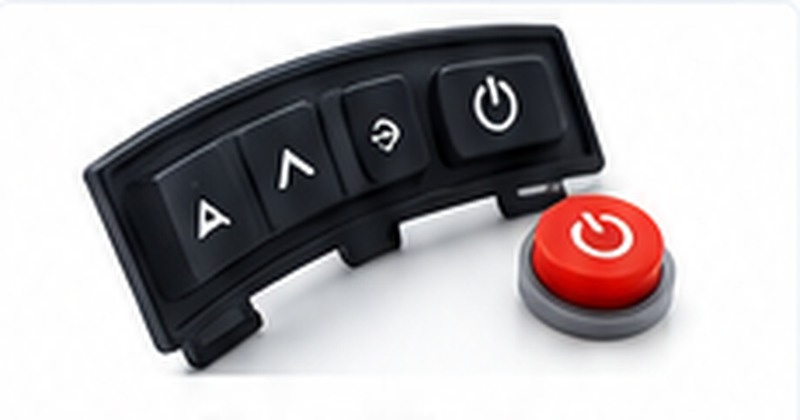 Standard silicone rubber keypads